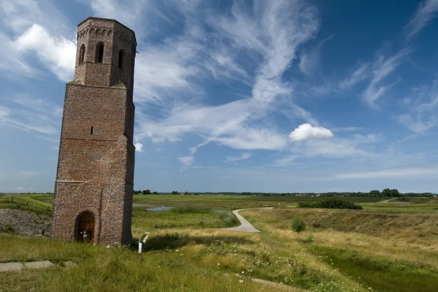 Plompe Toren bij Zuidkust van Schouwen